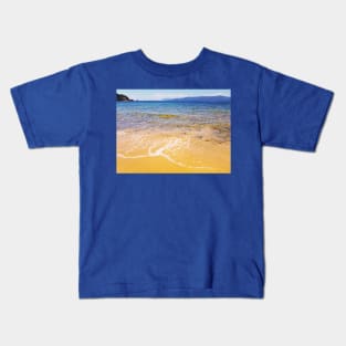 Beautiful Yellow Sand Beach Kids T-Shirt